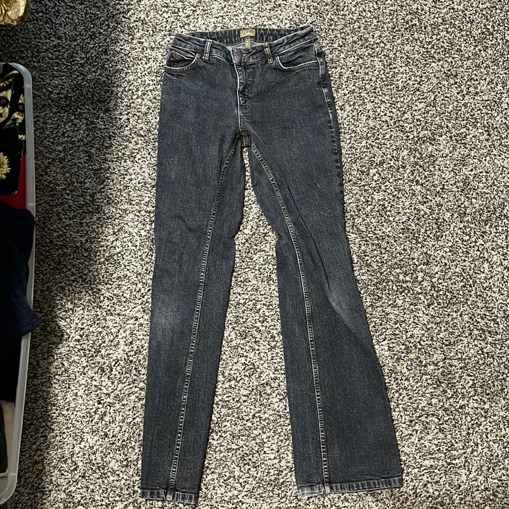 Black boot cut jeans great condition! Super comfortable!